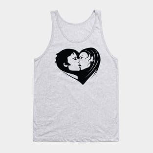 Couple In Love, Kissing Tank Top